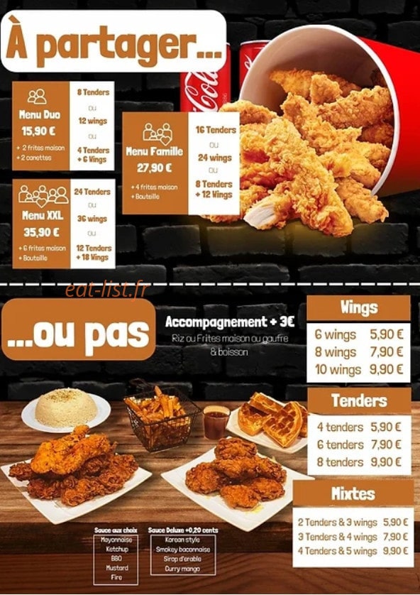 Chicken Soul — carte page 3