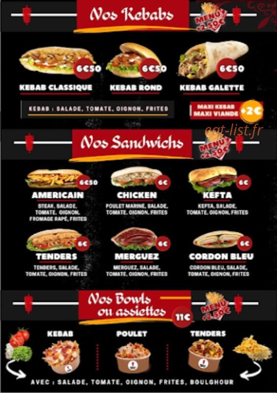 Dürüm Kebab — carte page 2