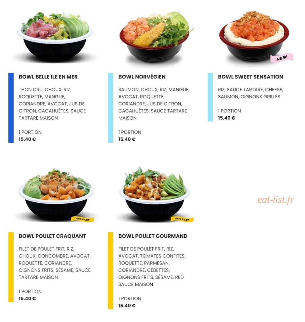Easy Sushi — carte page 10