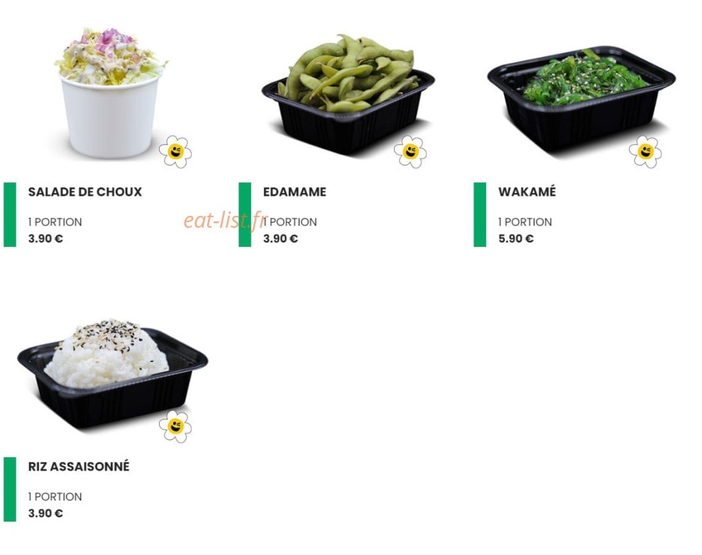 Easy Sushi — carte page 16