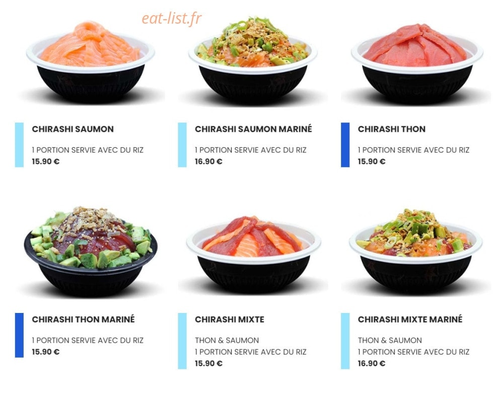 Easy Sushi — carte page 12