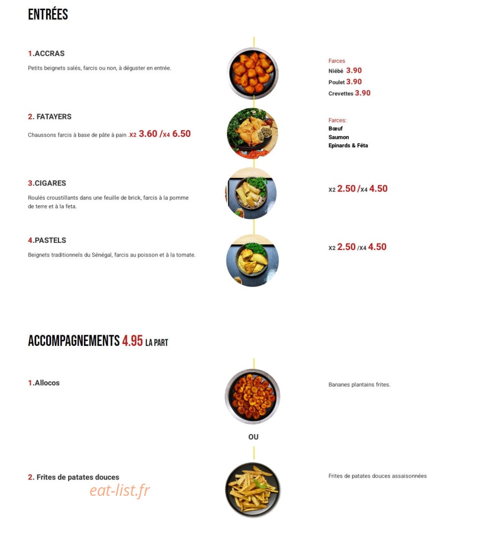 Eat Like Home — carte page 1