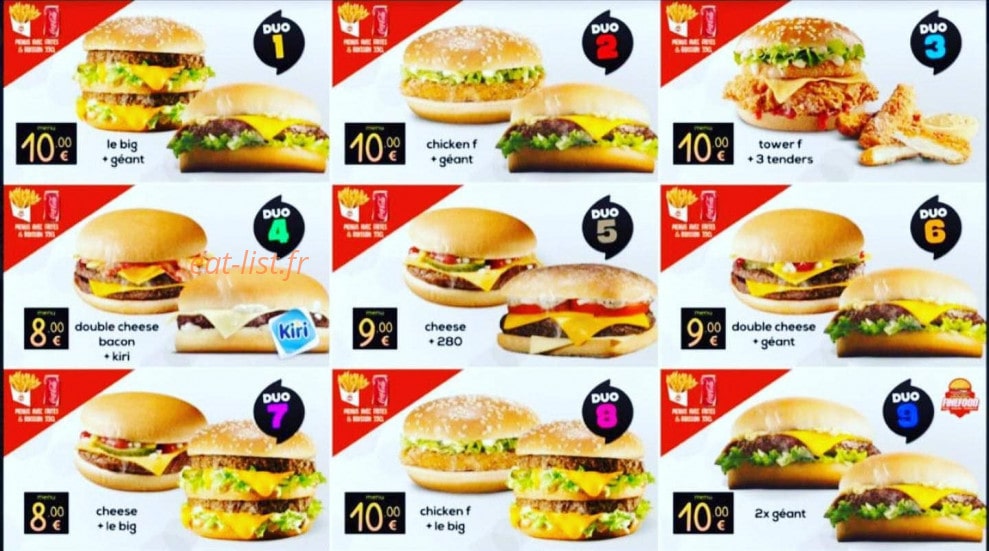 Fine food — carte page 2