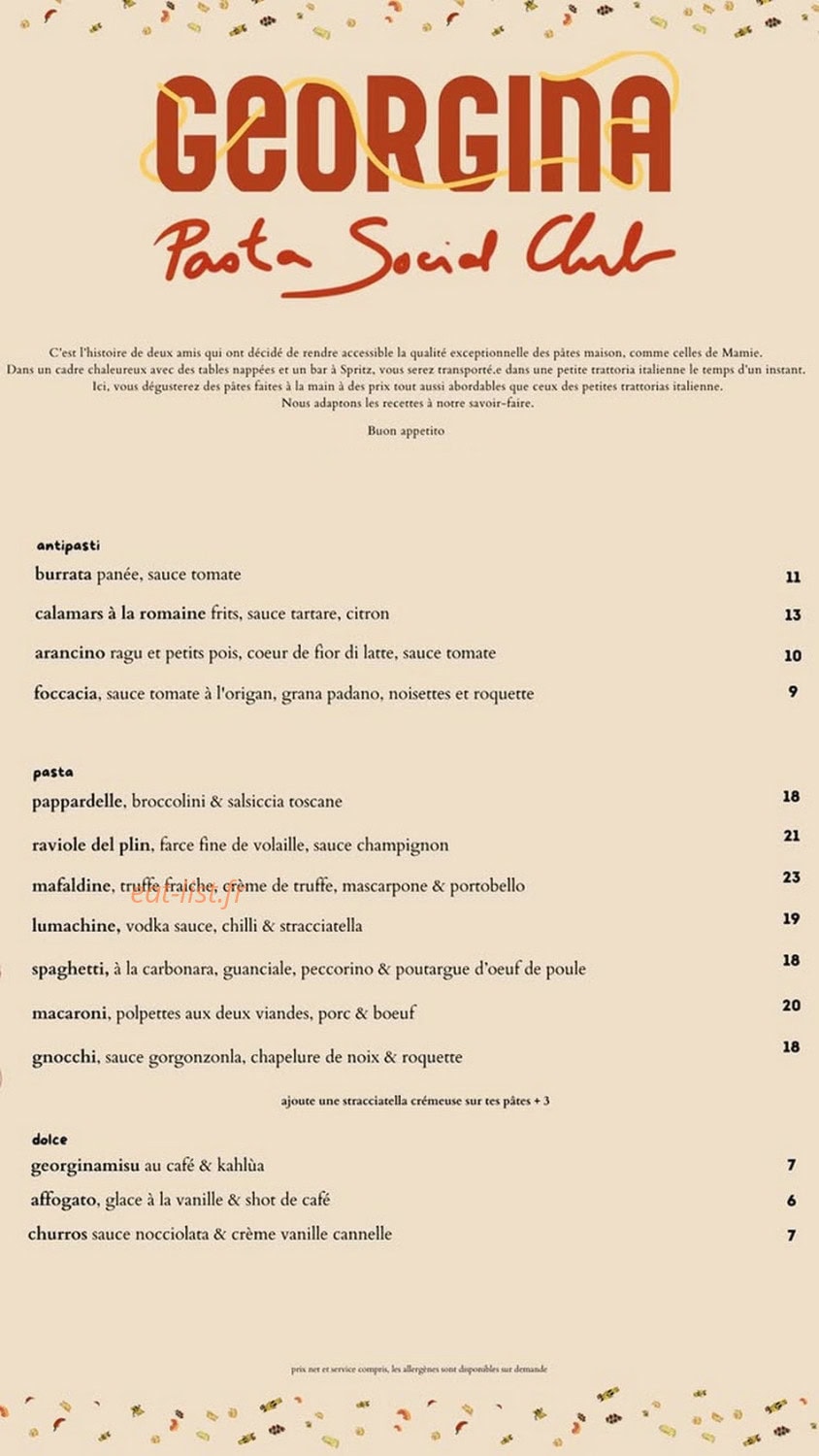 Georgina — carte page 1