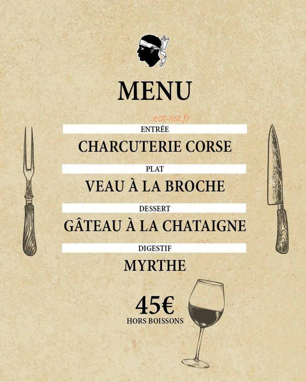 Gueuleton — carte page 1