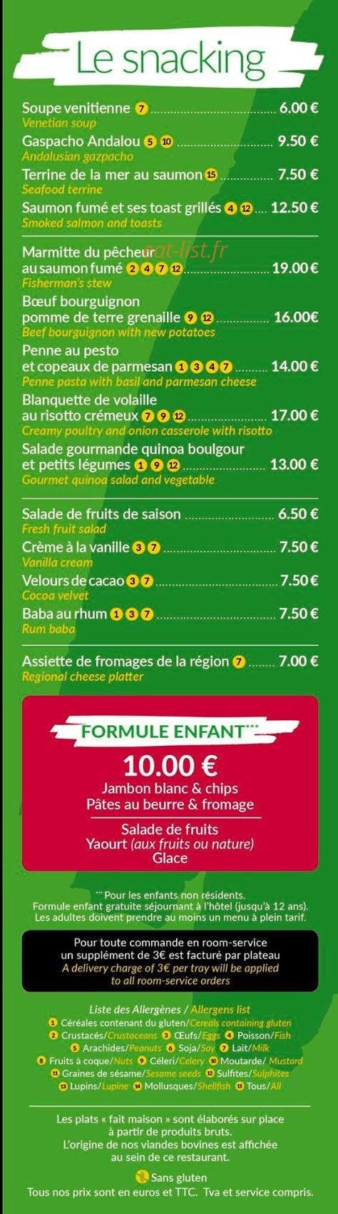 Holiday Inn — carte page 4