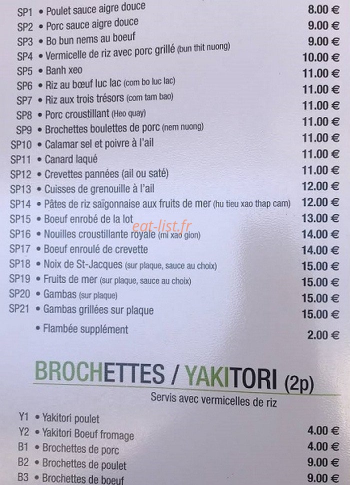 Jardin Bambou — carte page 1