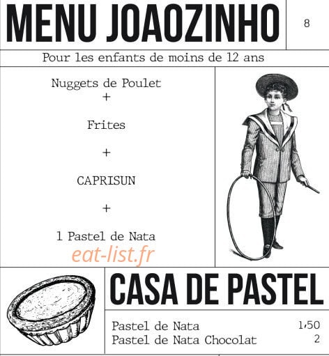 Joao's — carte page 3