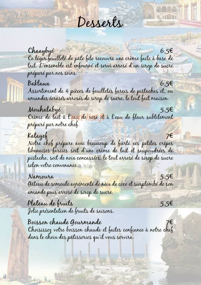 Kfifen Coeur du Liban — carte page 9