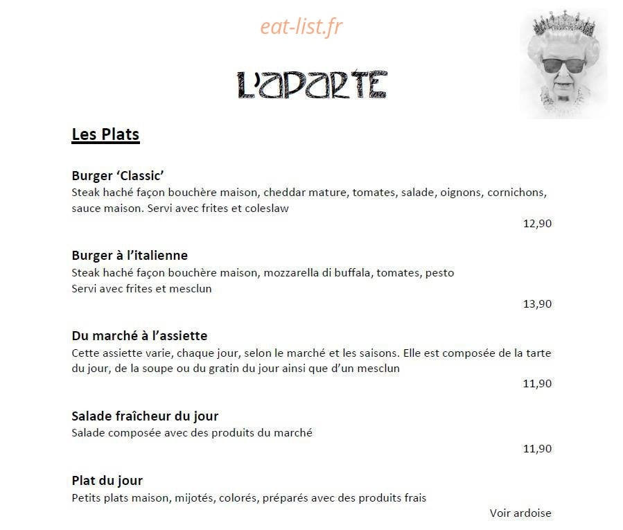 L'aparté — carte page 3