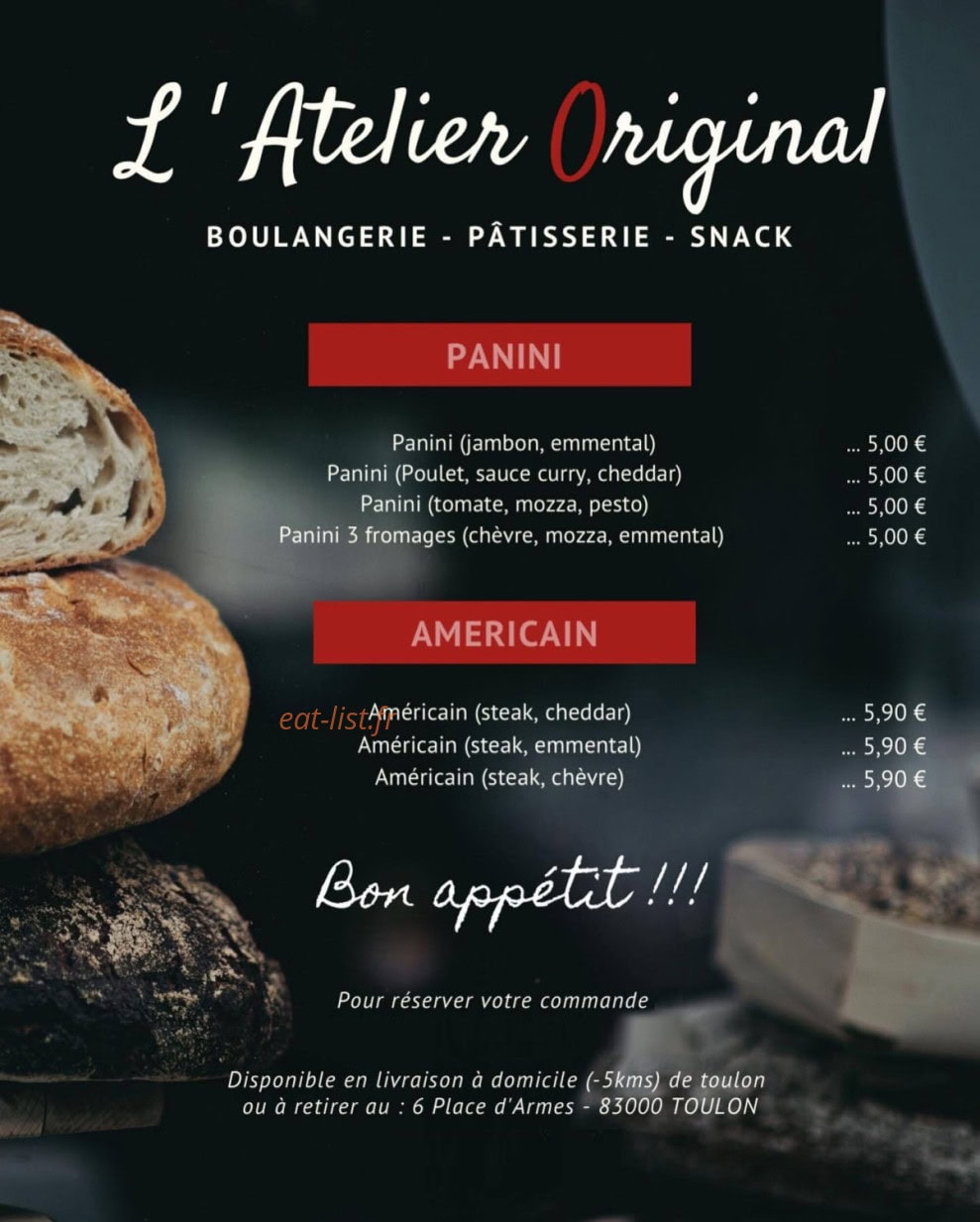L’Atelier Original — carte page 3