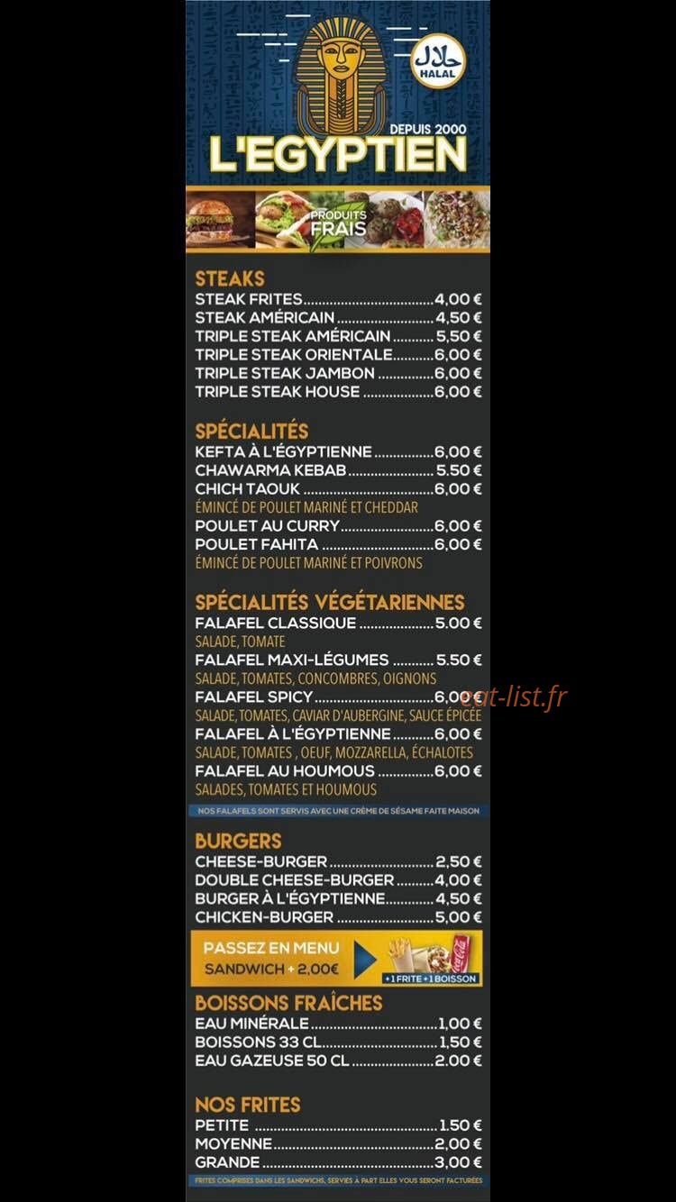 L'égyptien — carte page 2