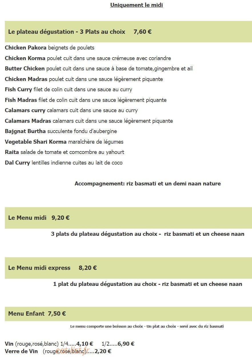 L'Étoile de L' Inde — carte page 4