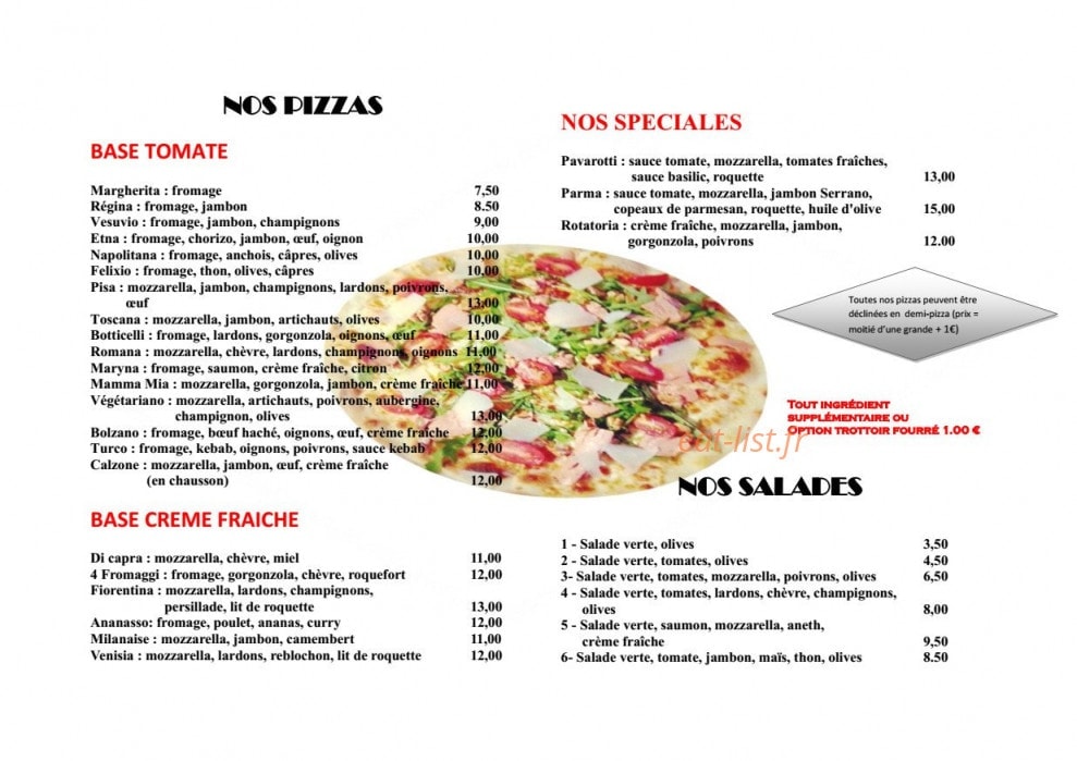 L'italienne — carte page 1