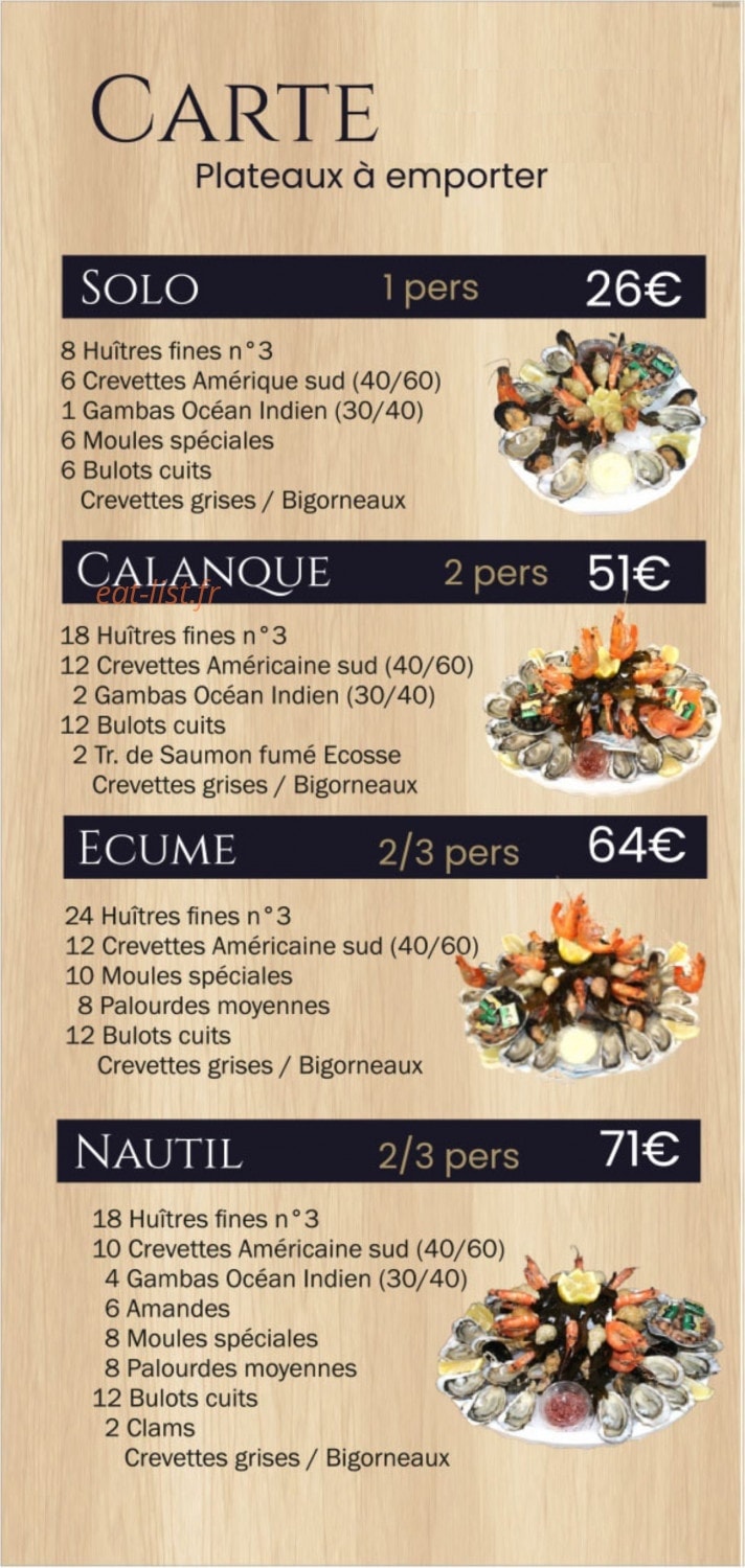 L'ostréa — carte page 1