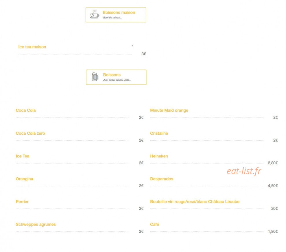La Boite a Pates — carte page 2