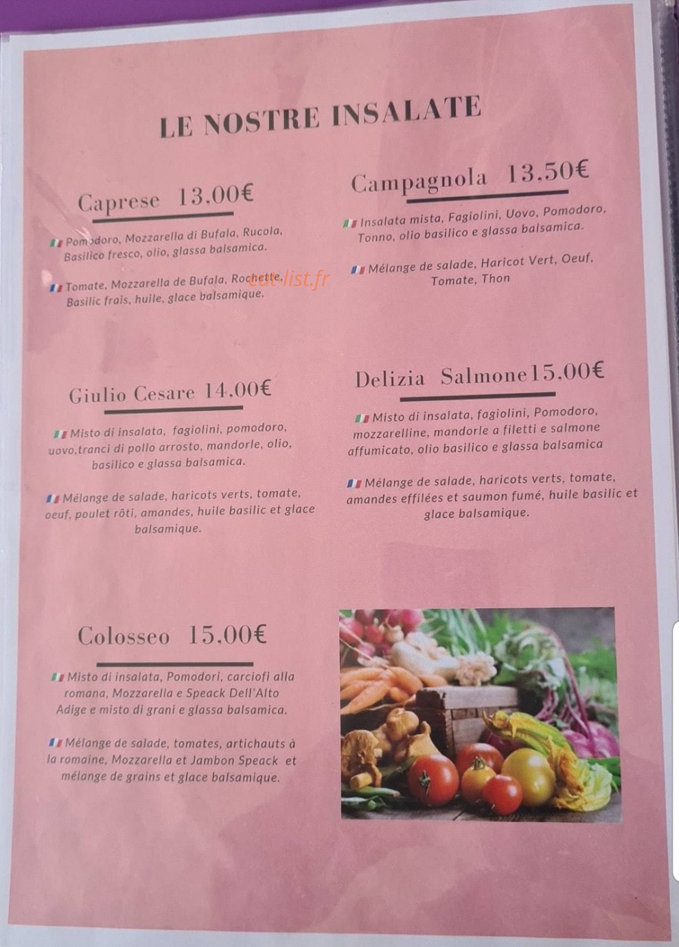 La Casa Del Gusto 2 — carte page 3