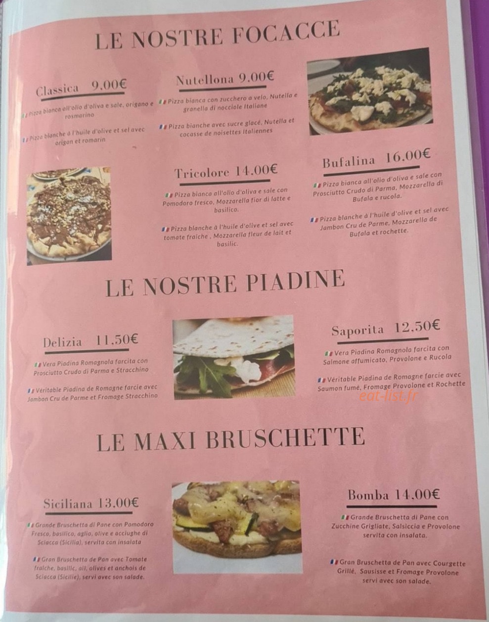 La Casa Del Gusto 2 — carte page 2