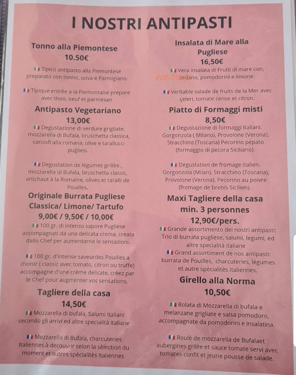 La Casa Del Gusto 2 — carte page 4