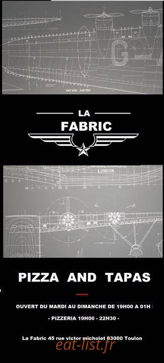 La Fabric — carte page 1