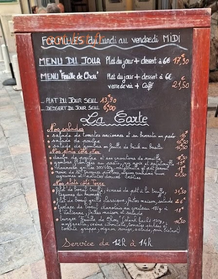 La Feuille de Chou — carte page 1
