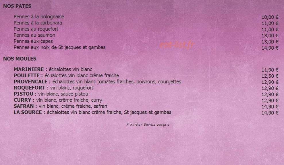 La Source — carte page 3