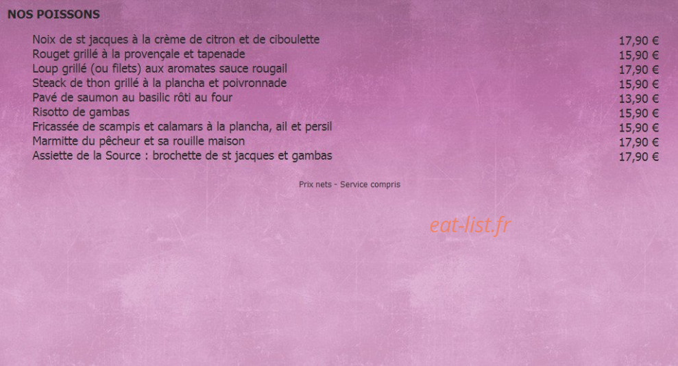 La Source — carte page 5
