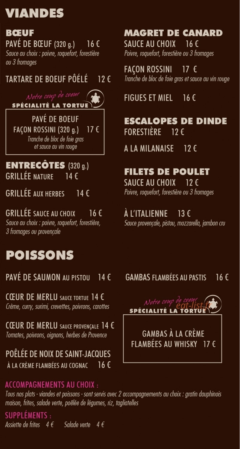 La Tortue — carte page 4