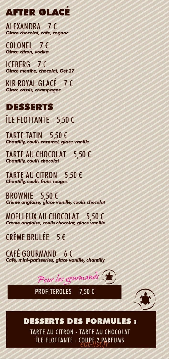 La Tortue — carte page 9