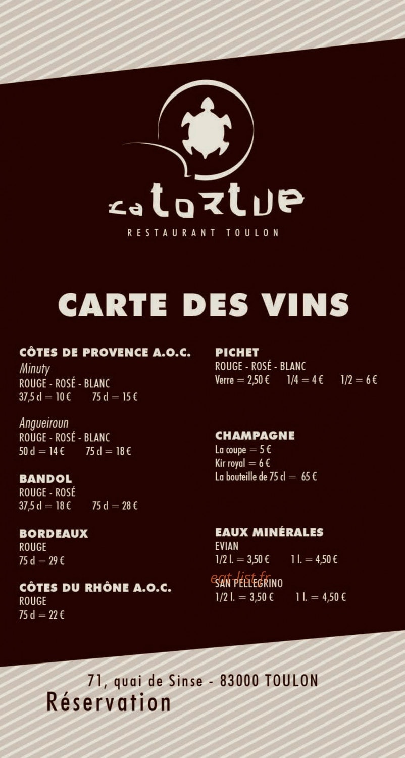 La Tortue — carte page 11