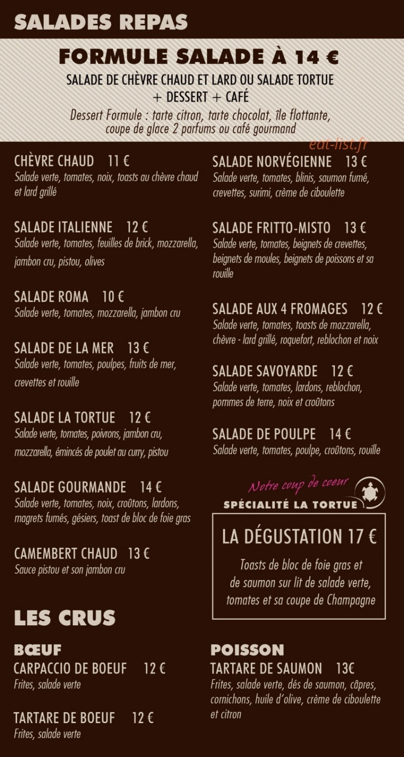 La Tortue — carte page 3