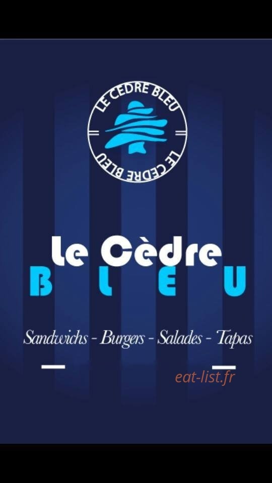 Le cèdre Bleu — carte page 1