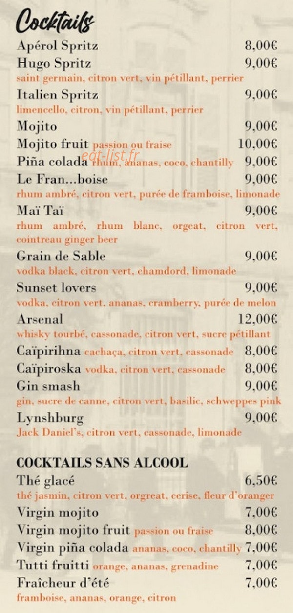 Le France — carte page 6
