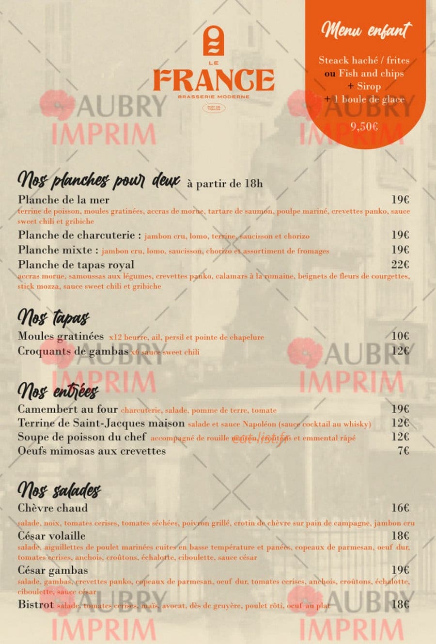 Le France — carte page 2
