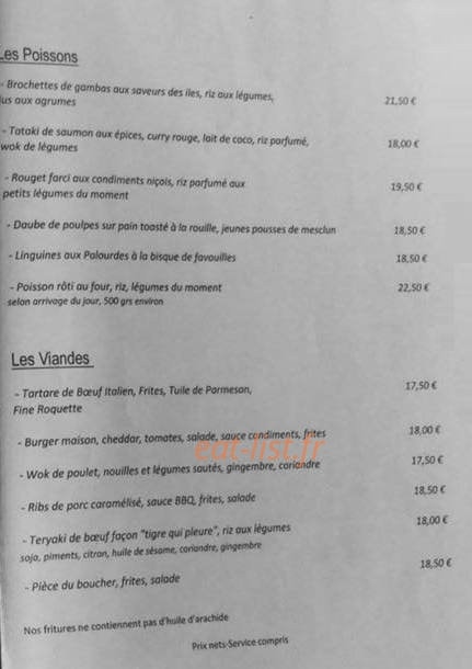 Le Lagon — carte page 2