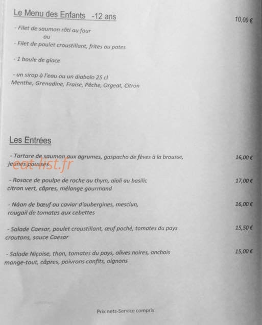 Le Lagon — carte page 1