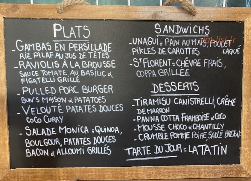 Le Mojo — carte page 1
