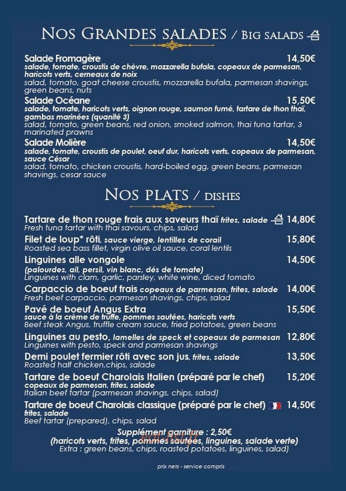 Le Molière — carte page 2