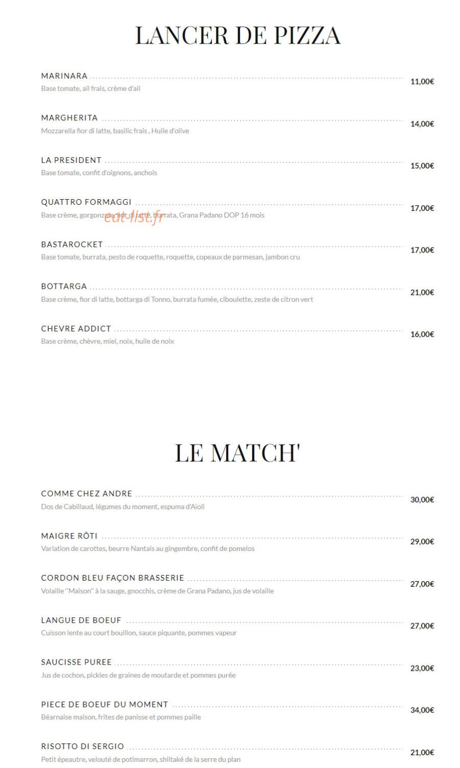 Le Muguet — carte page 2