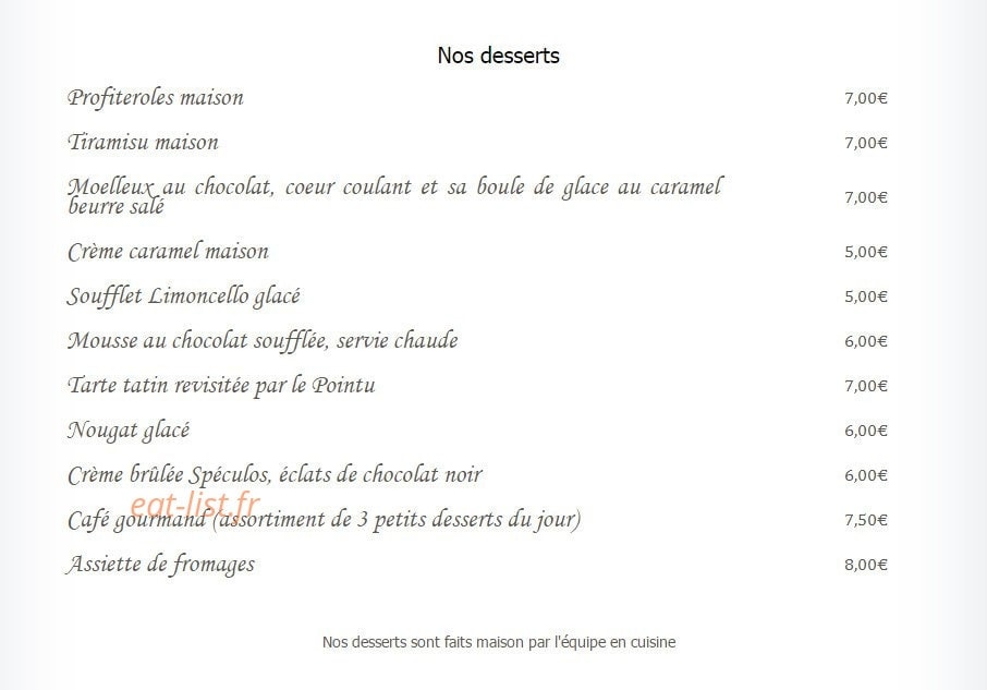Le Pointu — carte page 4