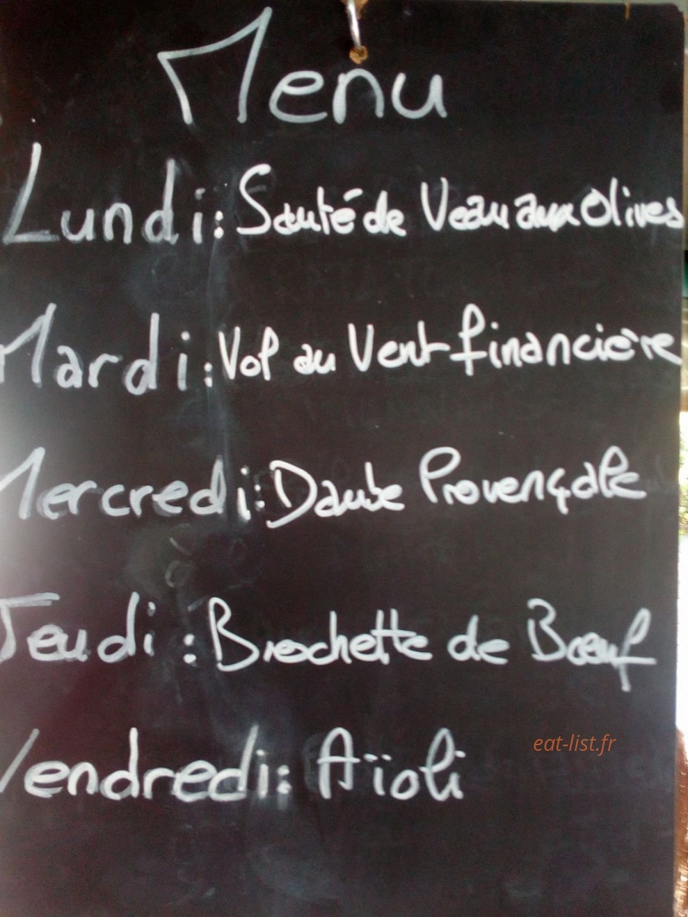 Les Acacias — carte page 1