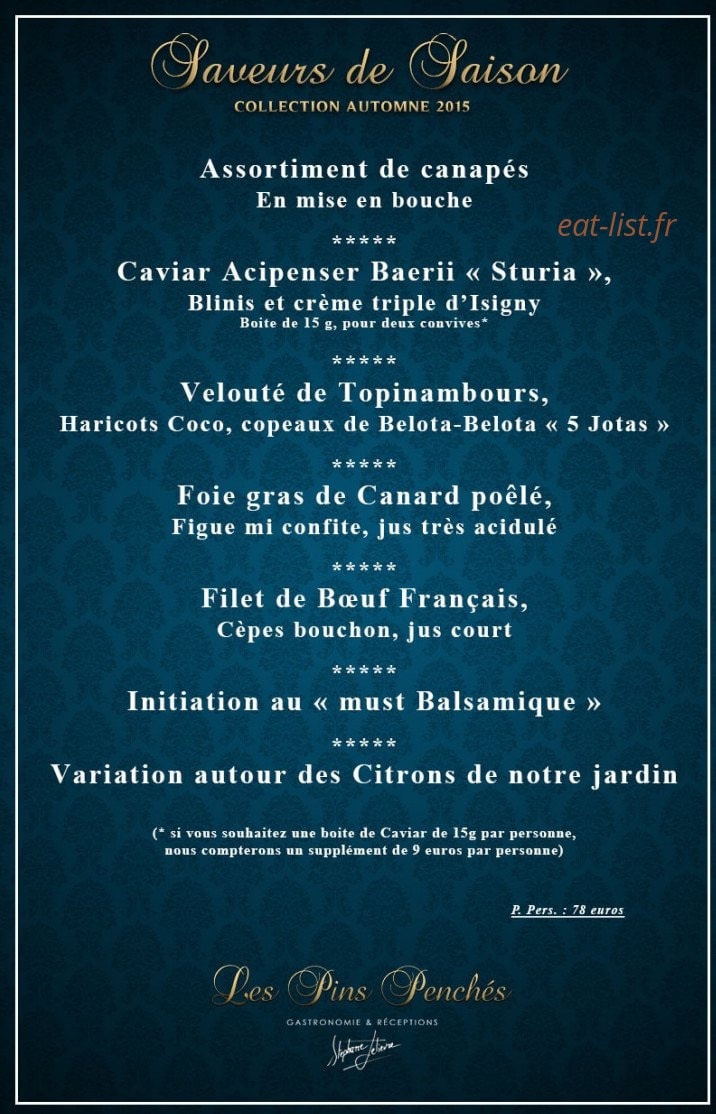 Les Pins Penchés — carte page 3