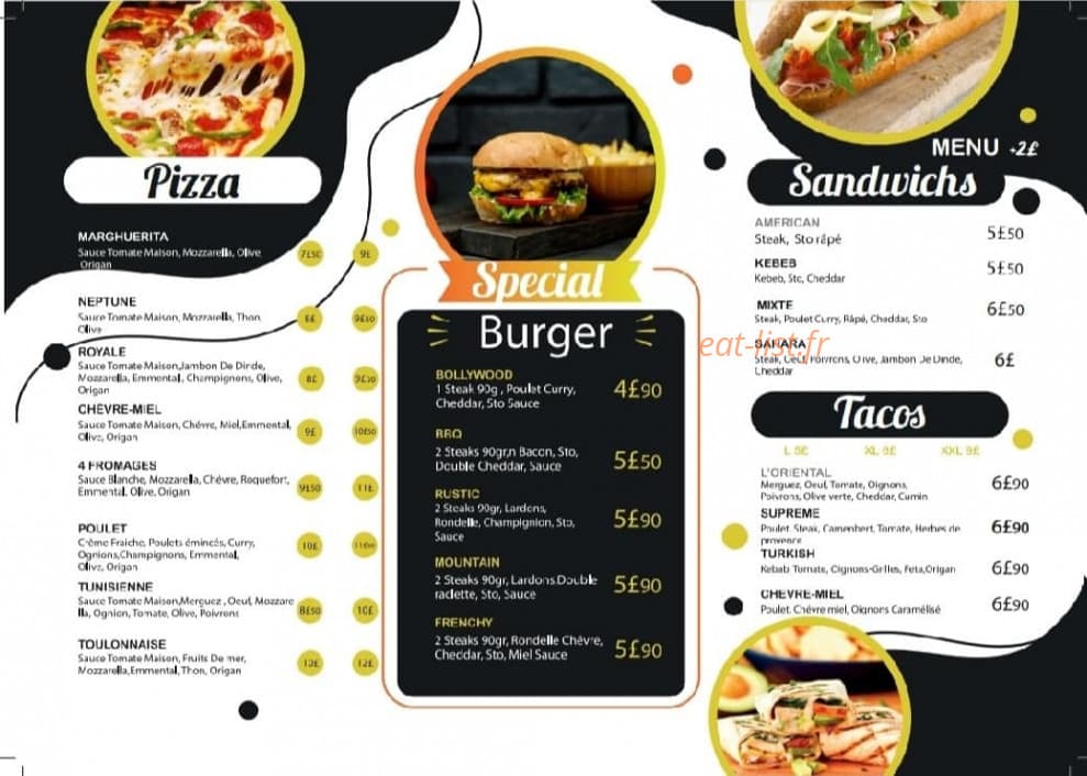 M&S food — carte page 1