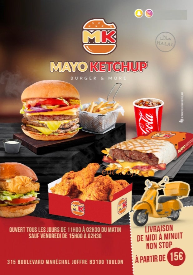Mayo Ketchup — carte page 1