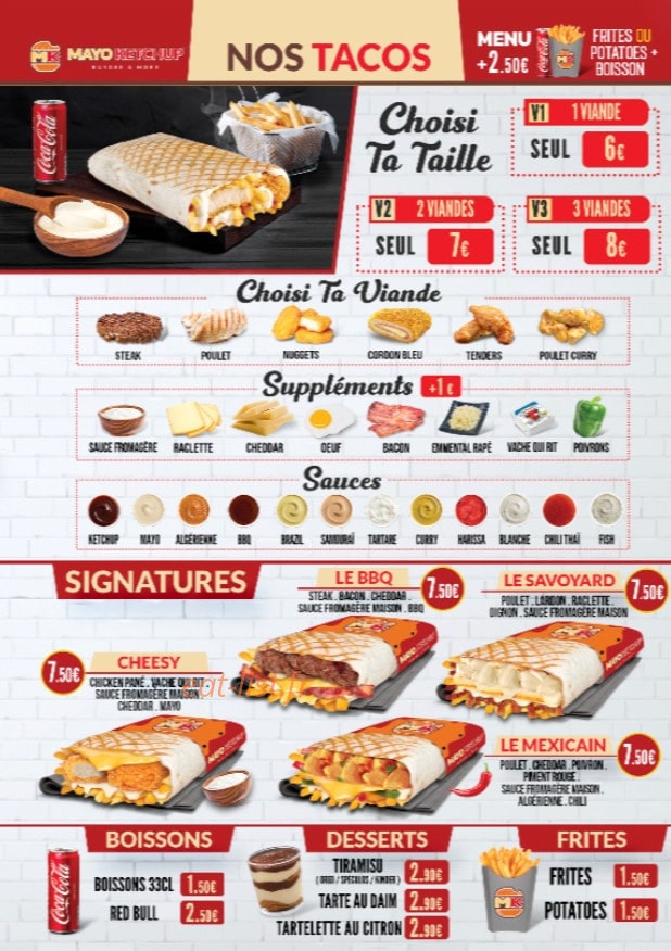 Mayo Ketchup — carte page 4