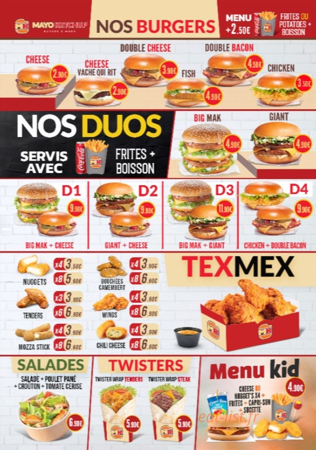Mayo Ketchup — carte page 3