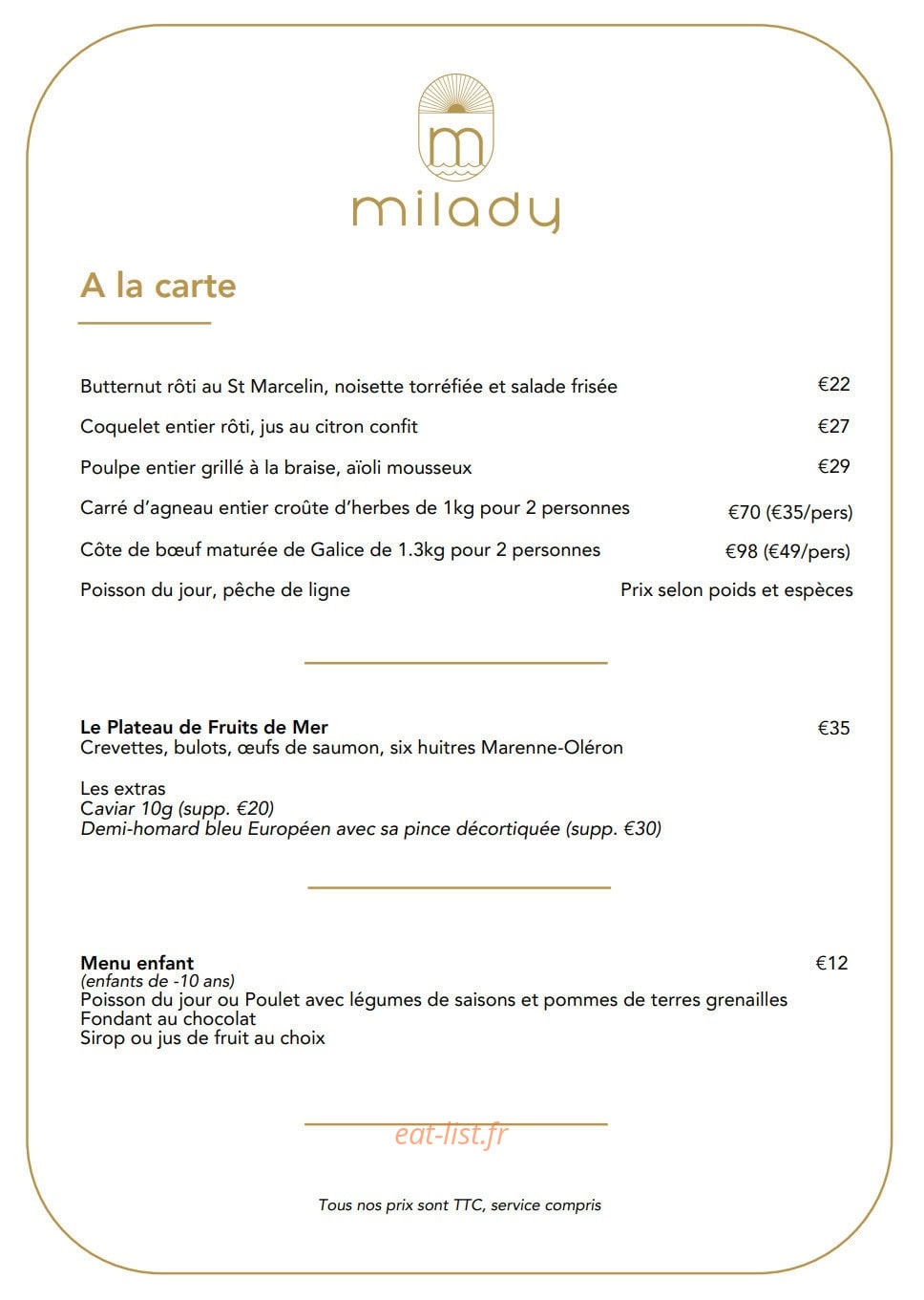 Milady Mourillon — carte page 3