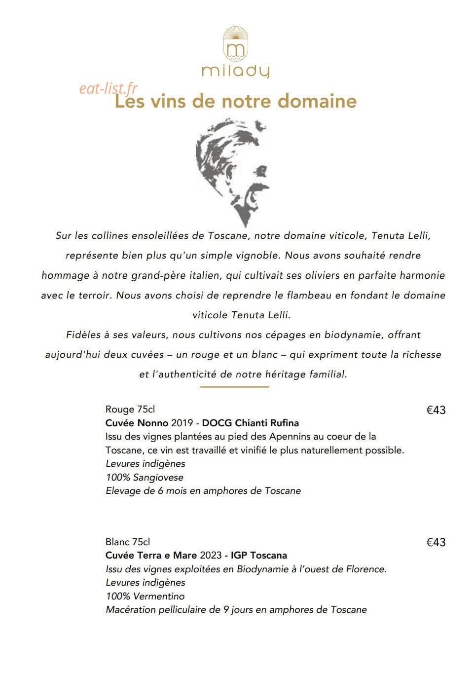 Milady Mourillon — carte page 10