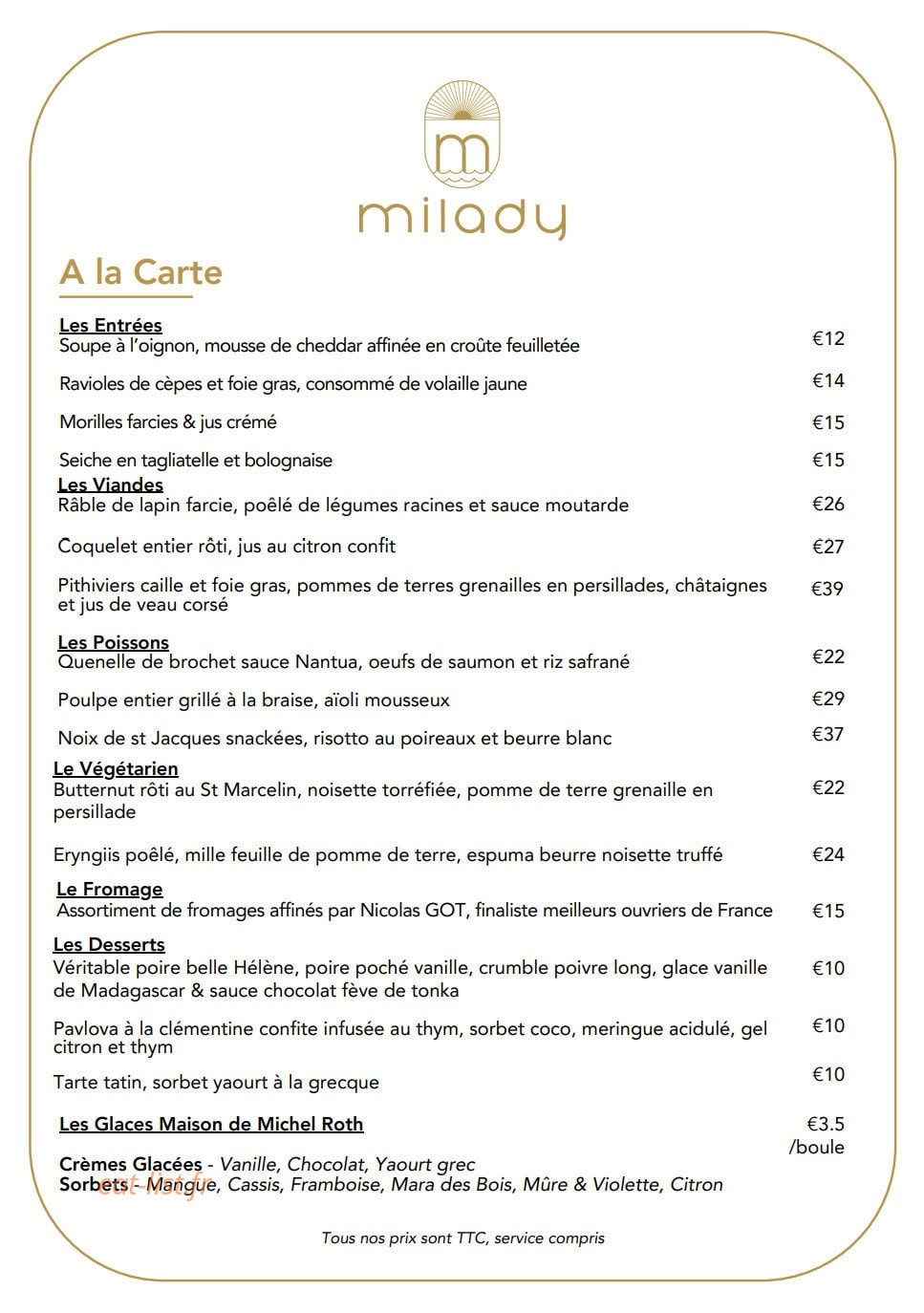 Milady Mourillon — carte page 6