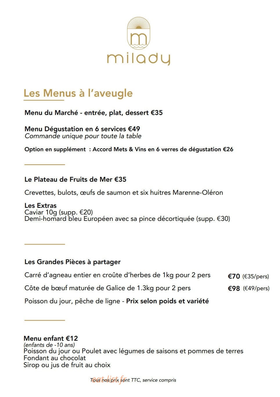 Milady Mourillon — carte page 5